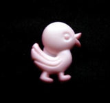 B17793L 16mm Pale Pink Chick Shaped Novelty Shank Button
