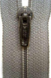 Z4052 YKK 18cm Pale Grey Nylon Pin Lock No.2 Closed End Zip - Ribbonmoon