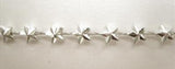 PT110 5mm Metallic Silver Star Strung Pearl / Bead String Trimming - Ribbonmoon