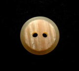 B16806 15mm Lobster and Pearl Shimmery 2 Hole Button, Honey Rim - Ribbonmoon