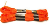 S109 8 Metre Skein Cotton Embroidery Thread, 6 Strand Colourfast - Ribbonmoon
