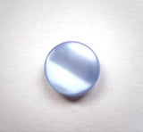 B13763 12mm Tonal Cornflower Blue Pearlised Shank Button - Ribbonmoon