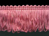 FT1465 38mm Pale Hot Pink Dense Looped Dress Fringe - Ribbonmoon