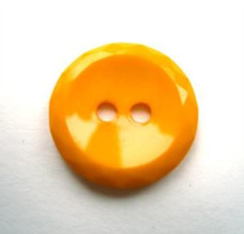 B17724 17mm Light Marigold Yellow High Gloss 2 Hole Button - Ribbonmoon