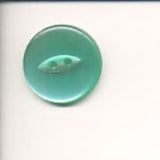 B10481 21mm Deep Aqua 2 Hole Polyester Fish Eye Button - Ribbonmoon