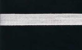 CT01 13mm Thin White Cotton Tape - Ribbonmoon