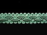 FT1797 13mm Aqua Mint Green Cord Decorated Braid Trimming