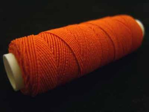 SHIRRING49 Orange Shirring Elastic, 20 Metre Spool - Ribbonmoon