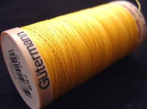 GQT 758 Gutermann 200 metre spool of Cotton Quilting Thread, Yellow