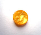 B0949 11mm Gold Yellow Polyester Shank Button - Ribbonmoon