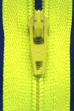 Z1962 YKK 36cm Fluorescent Yellow Nylon No.3 Closed End Zip - Ribbonmoon