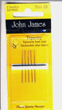 N41 Tapestry Needles Size 28 by John James. 5 Needles per Pack.