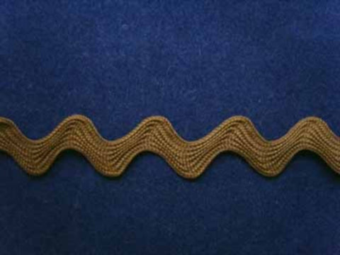 RIC92 9mm Pale Misty Brown Ric Rac Braid - Ribbonmoon