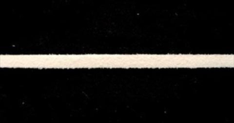 THONGING2 3.5mm Natural White Faux Suede Flat Thonging - Ribbonmoon