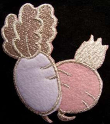 M262 Iron or Sew on Vegtable Design Motif Applique