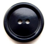 B11953 22mm Dusky Navy High Gloss 2 Hole Button - Ribbonmoon