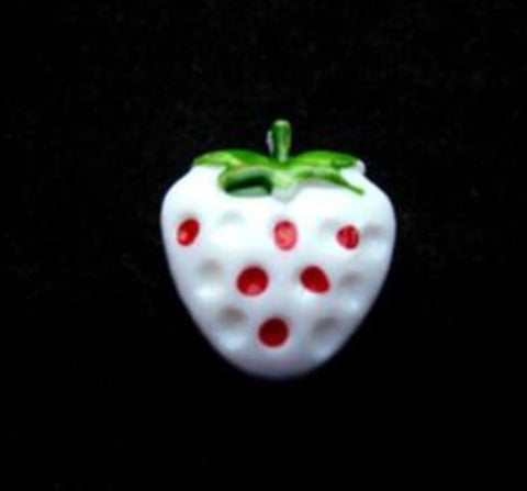 B17773 14mm Strawberry Shaped Novelty Shank Button