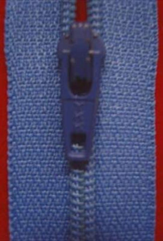 Z1882 YKK 51cm Dusky Blue Nylon No.3 Closed End Zip - Ribbonmoon