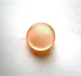 B17269 11mm Orange Tinted Pearlised Polyester Shank Button - Ribbonmoon