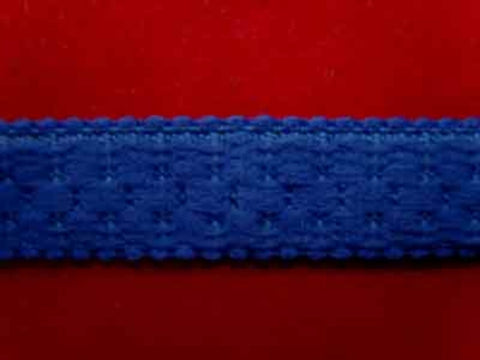 FT1534 14mm Light Royal Blue Thick Soft Back Elasticated Braid - Ribbonmoon