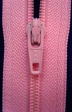 Z0730 YKK 51cm Rose Pink Nylon No.3 Closed End Zip