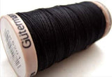 GQT 5201 Gutermann 200 metre spool of Cotton Quilting Thread, Black