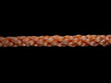 C417 4mm Lacing Cord by British Trimmings, Peach and Pale Orange - Ribbonmoon