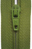 Z1404 46cm Cypress Green Nylon No.3 Closed End Zip - Ribbonmoon