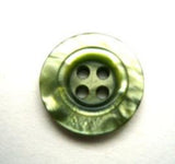 B10477 16mm Tonal Greens Vivid Shimmer 4 Hole Button - Ribbonmoon