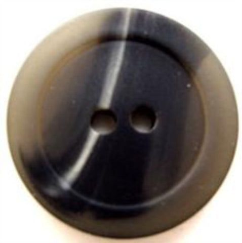 B7878 23mm Tonal Charcoal and Greys Bone Sheen 2 Hole Button - Ribbonmoon