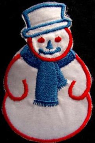 M205 Snowman Sew on Motif - Ribbonmoon