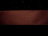 R4926 14mm Dark Brown Single Face Satin Ribbon - Ribbonmoon