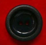 B4715 19mm Moonlight Navy Glossy Centre Matt Rim 2 Hole Button - Ribbonmoon