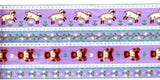 R5276 82mm Sheep and Teddy Bear Cotton Ribbon - Ribbonmoon