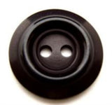 B10612 19mm Black Glossy 2 Hole Button - Ribbonmoon