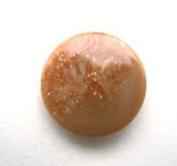 B16421 18mm Beige and Glittery Glossy Button, Hole Built into the Back - Ribbonmoon