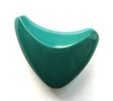 B17685 20mm Jade Green Gloss Shank Button - Ribbonmoon