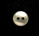 B13281 11mm Lemon Tinted Polyester Shirt Type 2 Hole Button - Ribbonmoon