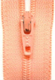 Z1918 YKK 41cm Peach Nylon No.3 Closed End Zip - Ribbonmoon