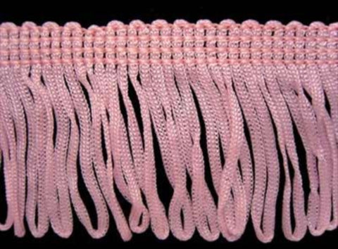 FT049 5cm Baby Pink Looped Dress Fringe - Ribbonmoon
