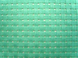 Embroidery Matting (Binca) Block Weave, Green 25cm x 35cm, 7 holes per inch. - Ribbonmoon
