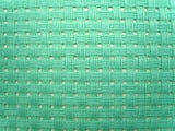 Embroidery Matting (Binca) Block Weave, Green 25cm x 35cm, 7 holes per inch. - Ribbonmoon