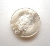 B16600 Tonal Pale Greys Shimmery Pearlised Polyester Shank Button - Ribbonmoon