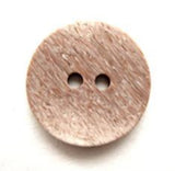 B13583 17mm Frosted Brown Matt 2 Hole Button - Ribbonmoon
