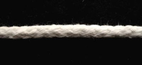 PCWHT06 7mm White 100% Cotton Piping Cord - Ribbonmoon