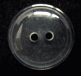 B17701 23mm Clear Glass Effect 2 Hole Button (Backing Button)