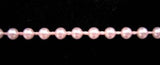 PT117 3mm Azalea Pink Strung Pearl / Bead String Trimming - Ribbonmoon