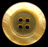 B10385 23mm Tonal Dusky Buttercup Polyester 4 Hole Button - Ribbonmoon