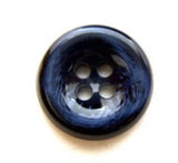 B8010 17mm Tonal Navy Chunky Glossy 4 Hole Button - Ribbonmoon