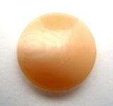 B16348 20mm Peach and Cream Tonal Glossy Button, Hole Built into Back - Ribbonmoon